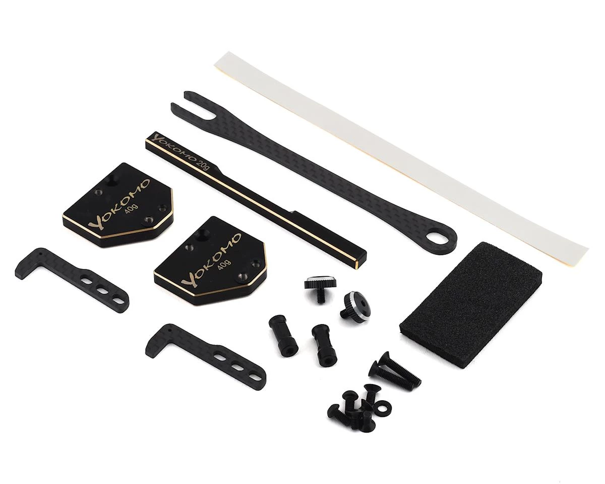 Yokomo BD10 LCG Shorty LiPo Graphite Battery Holder Set 1 Yokomo BD10 LCG Shorty LiPo Graphite Battery Holder Set