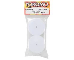 Yokomo 12mm Hex 1/10 4WD Front Buggy Wheels (White) (2) (YZ-4/B-MAX4) -Yokomo Store yokb4 821w 2