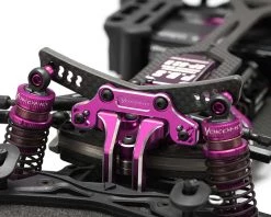 Yokomo YD-2 Graphite/Aluminum Hybrid Front Shock Tower (Purple) -Yokomo Store yoky2 017agpa 2