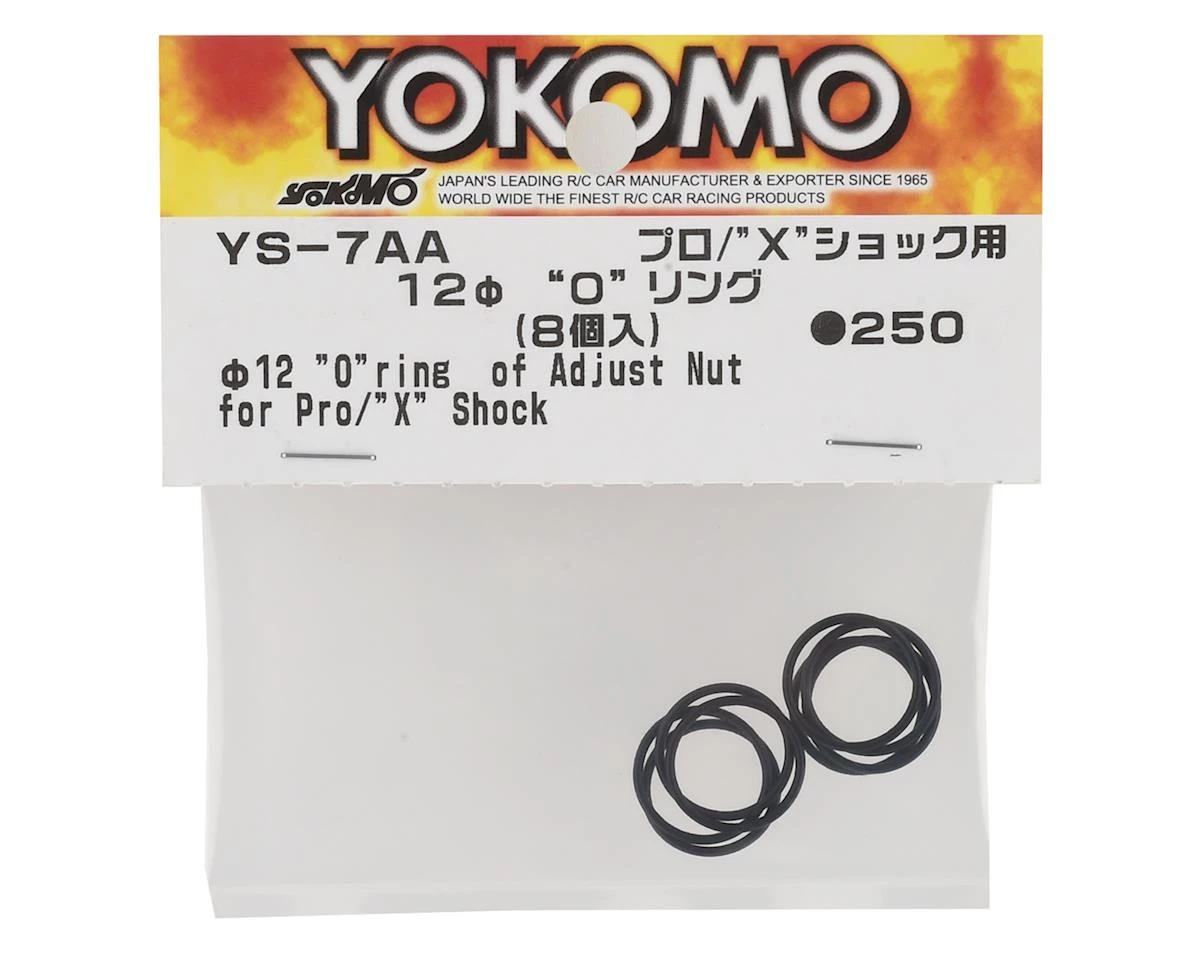 Yokomo LF Pro Shock Nut O-Ring Set (8) 2 Yokomo LF Pro Shock Nut O-Ring Set (8) - Image 2