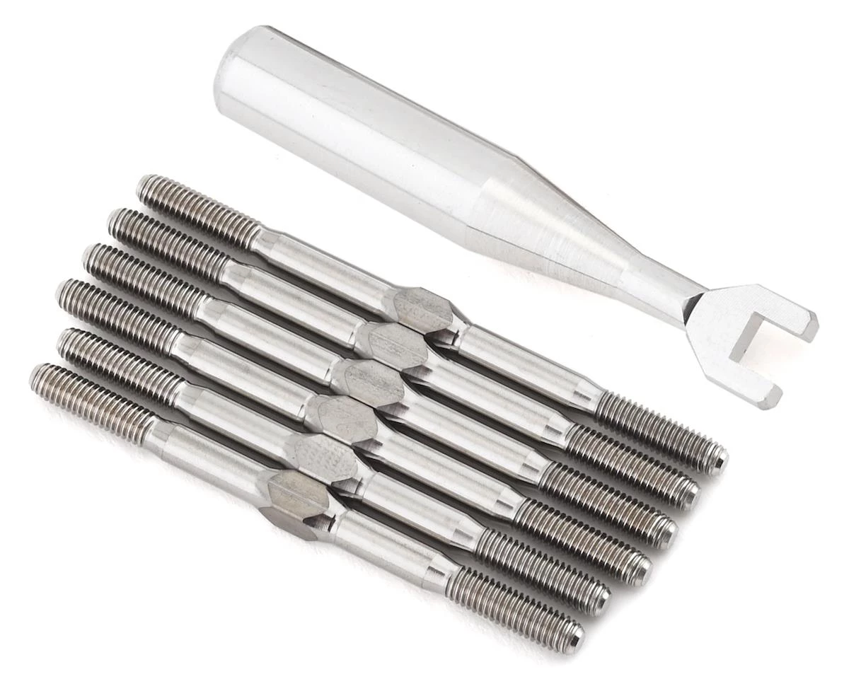 Yokomo YZ-2 CA L3/L2 Titanium Turnbuckle Set (6) 1 Yokomo YZ-2 CA L3/L2 Titanium Turnbuckle Set (6)